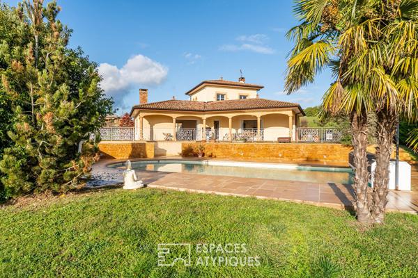 Villa avec vue exceptionnelle sur Cogny