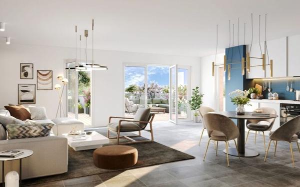 Appartement à vendre    2 pièces • 43 m2 Bourgoin-Jallieu