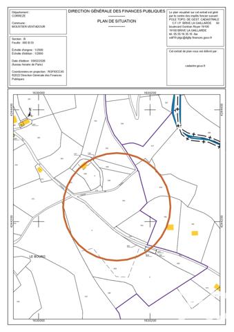 Terrain à vendre 8 016 m² Moustier-Ventadour