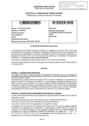 Terrain à vendre 8 016 m² Moustier-Ventadour