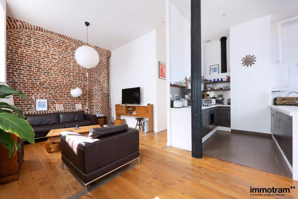 Vente Loft 67m 2 - 2 chambre(s) - Roubaix, Jean Moulin • Réf. VA27283