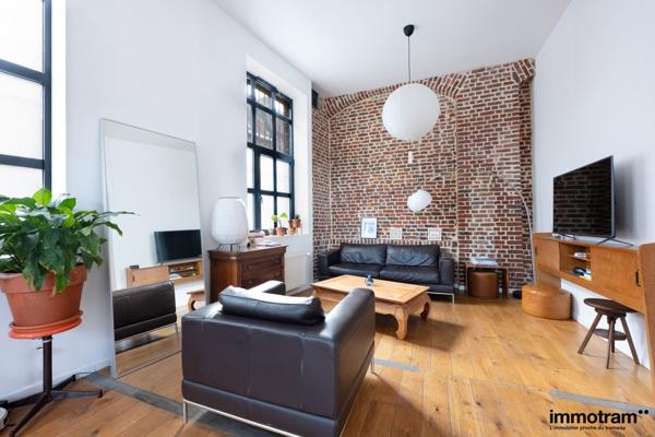 Vente Loft 67m 2 - 2 chambre(s) - Roubaix, Jean Moulin • Réf. VA27283