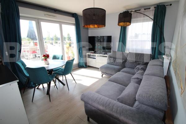 Magnifique 3 pièces avec toit-terrasse, vue sur canal de Ourcq