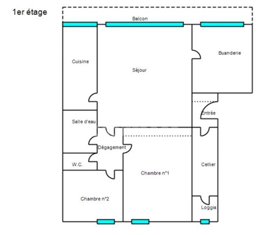 A vendre, T3 bis rénové à Mérignac Capeyron (33)