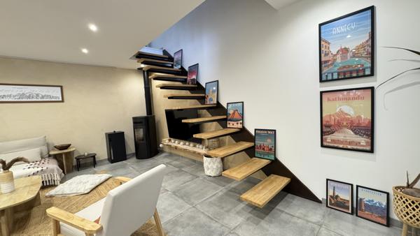 Saint-Étienne (42000) Maison de 130m2 habitables sur 315m2 de terrain clos et arboré