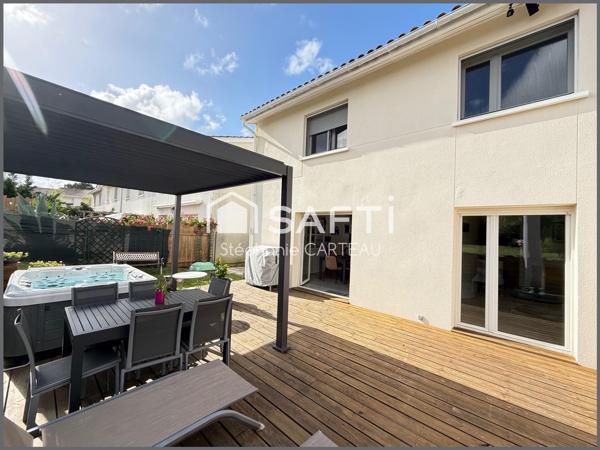 Eysines (limite Le Bouscat /Caudéran) - Maison de ville T5 - Terrain de 300 m2