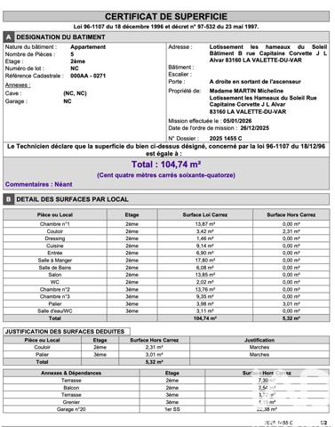 Appartement à vendre 5 pièces 105 m² La Valette-du-Var