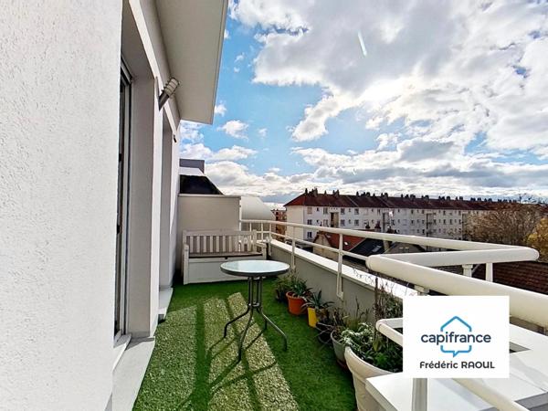 Dijon Université 3 pièces – 61,06 m² – Deux balcons – Garage