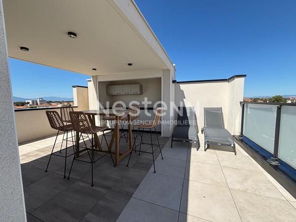 Canet en Roussillon - A VENDRE Villa contemporaine vue mer de 4 pièces avec jardin piscine et garage