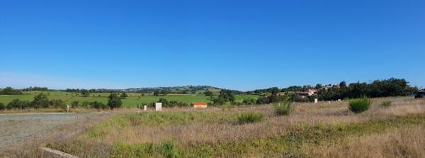 Terrain viabilisé avec vue panoramique