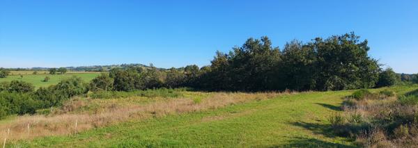 Terrain viabilisé avec vue panoramique
