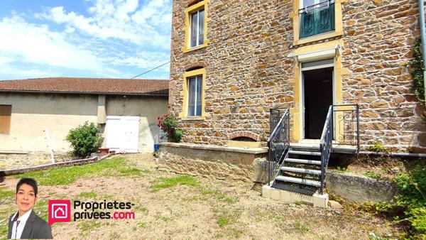 THIZY-LES-BOURGS (69240) Immeuble de rapport  151 m²  habitable, terrain 500 m² avec jardin et dépendance