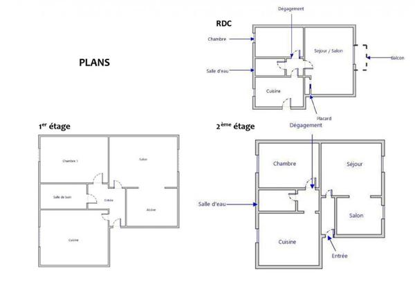 THIZY-LES-BOURGS (69240) Immeuble de rapport  151 m²  habitable, terrain 500 m² avec jardin et dépendance
