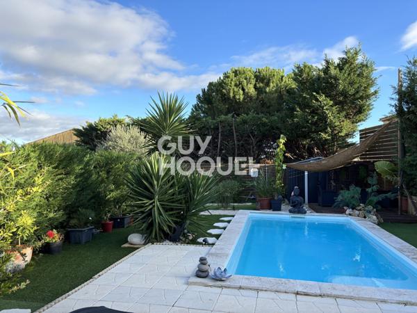 CARCASSONNE - Villa plain pied 118 m², garage, piscine sur terrain 1508 m²