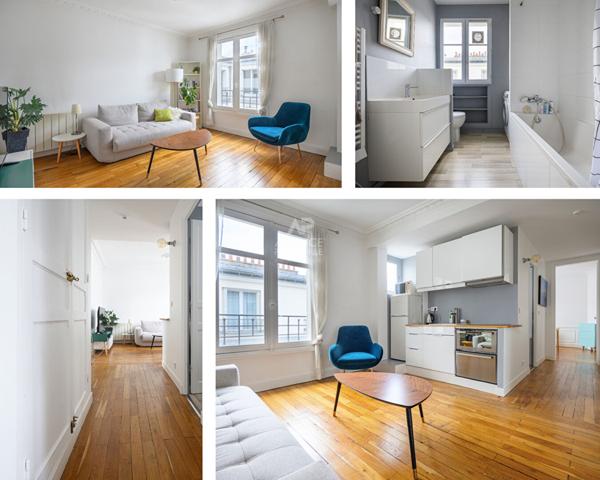 PARIS 18EME - MONTMARTRE - DERNIER ETAGE - ASCENSEUR €387 000 ** - Référence 6596-VC-EX