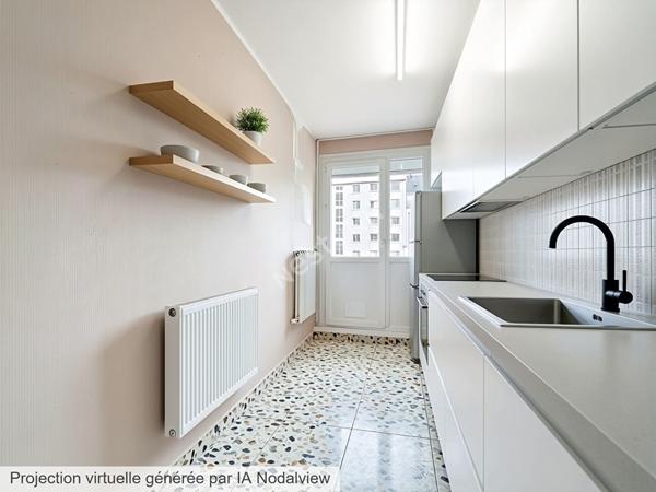 Nantes Procé-Monselet / Appartement 3 pièce(s) 70 m2 / A RENOVER / balcons / parking / cave/ DPE en C