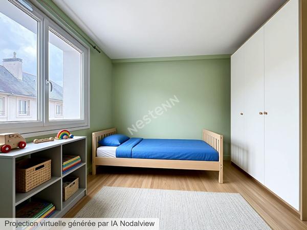Nantes Procé-Monselet / Appartement 3 pièce(s) 70 m2 / A RENOVER / balcons / parking / cave/ DPE en C