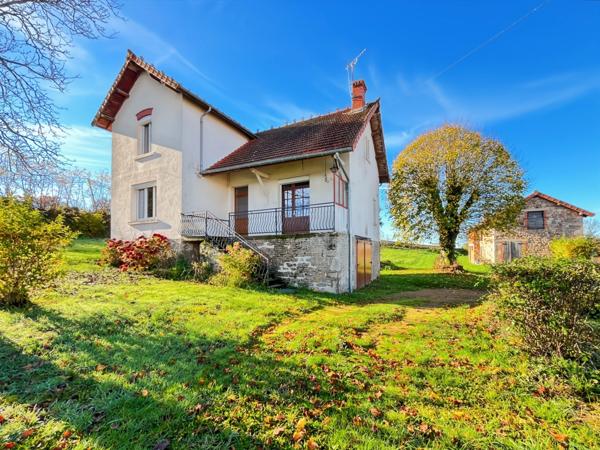 Maison à vendre 4 pièces SAINT BONNET DE JOUX (71) + dépendance - Terrain 3300 m²