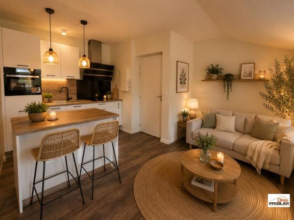 Appartement T2 rénové d’environ 32m²