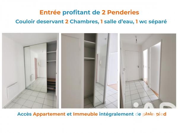 Appartement à vendre 3 pièces 63 m² Tours