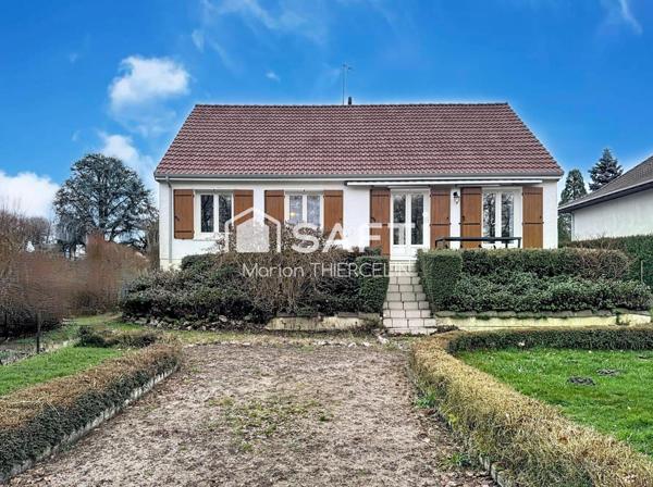 Maison de plain-pied avec 3 chambres et garage attenant