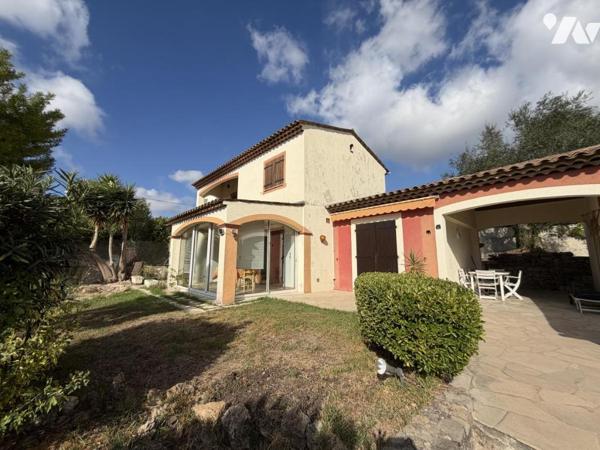 Vallauris maison de 140 m2 sur terrain de 1718 m2 en copropriété (570 m2 environ pour ce lot)