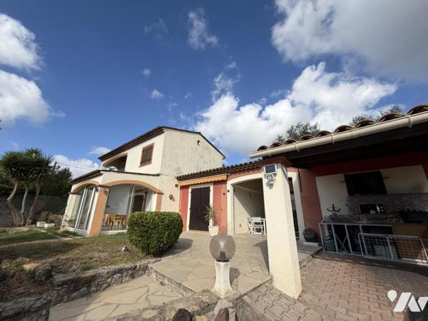Vallauris maison de 140 m2 sur terrain de 1718 m2 en copropriété (570 m2 environ pour ce lot)