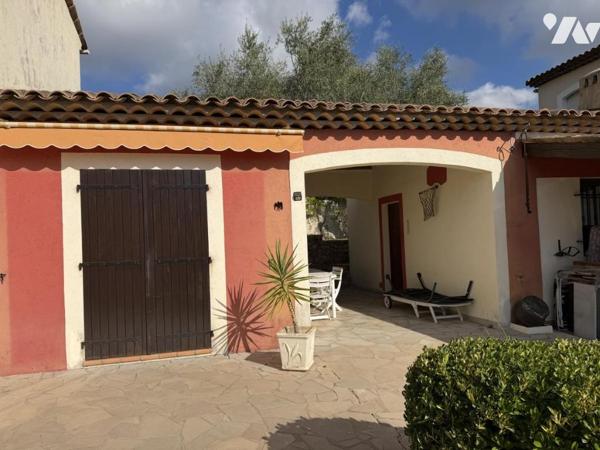 Vallauris maison de 140 m2 sur terrain de 1718 m2 en copropriété (570 m2 environ pour ce lot)