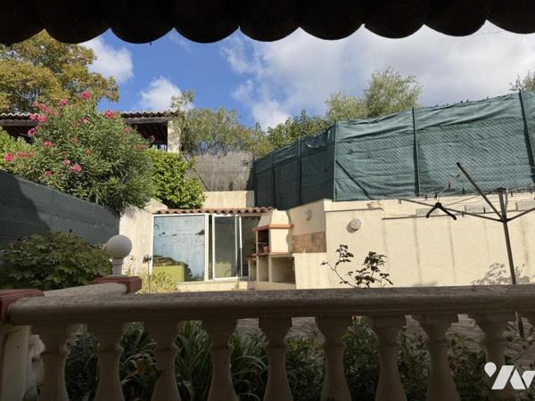 Vallauris maison de 140 m2 sur terrain de 1718 m2 en copropriété (570 m2 environ pour ce lot)