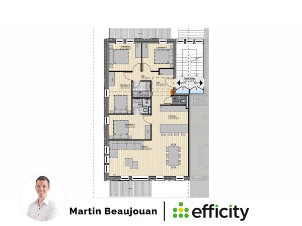 Appartement 4 pièces - 106 m² Bien prestige