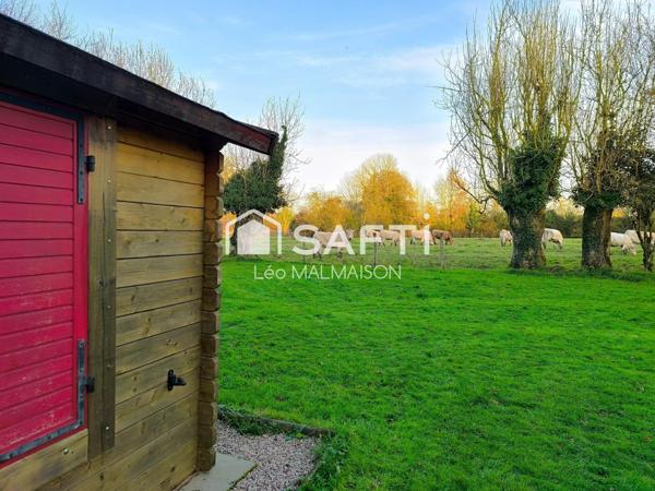 À 10mn de Lisieux, 40mn de Deauville, 2h de Paris.