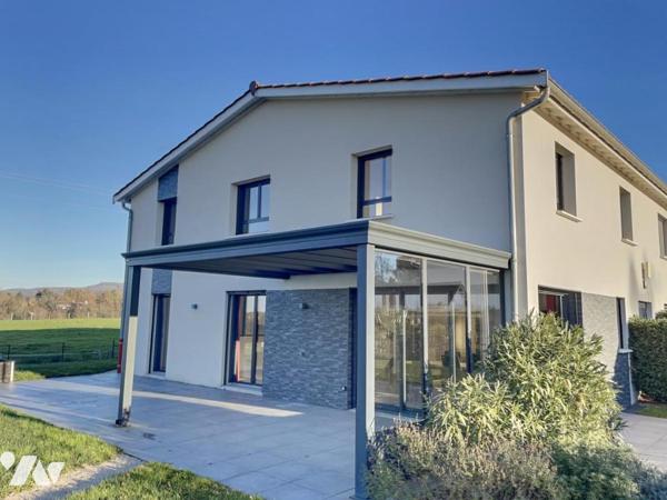 DOMMARTIN (69), maison récente 6 pièces 133m² habitable terrasse et jardin attenant 614m²