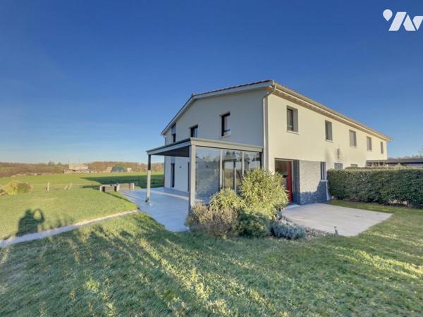 DOMMARTIN (69), maison récente 6 pièces 133m² habitable terrasse et jardin attenant 614m²