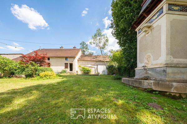 Un havre bucolique entre pierre, bois et rivière