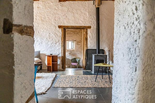 Un havre bucolique entre pierre, bois et rivière