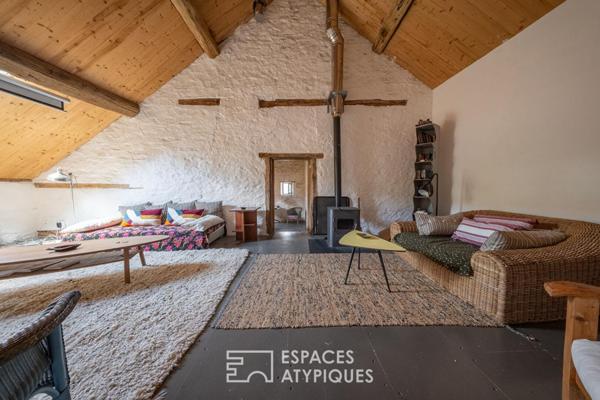 Un havre bucolique entre pierre, bois et rivière