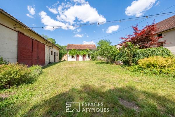 Un havre bucolique entre pierre, bois et rivière