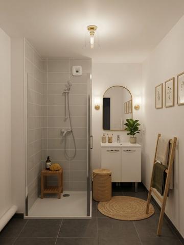 Appartement Neuf Darnétal 2 pièces 49 m² 3 e étage - mobilité transports en commun idéale - proche commerce - résidence sécurisée - calme - lumineux