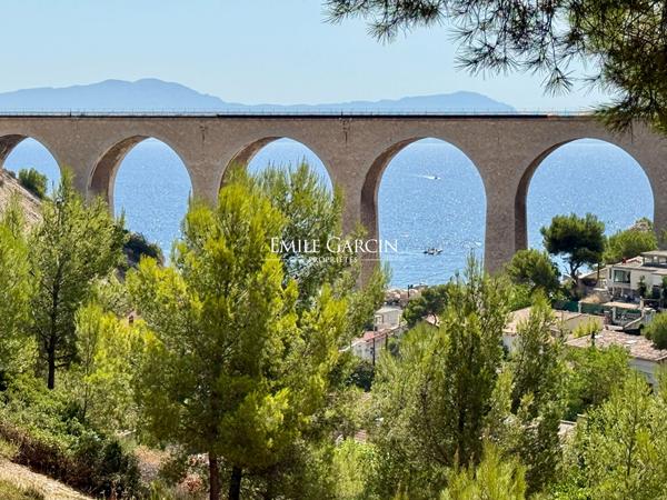 A vendre - Ancien cabanon sur la Côte Bleue avec vue exceptionnelle - Calanque authentique