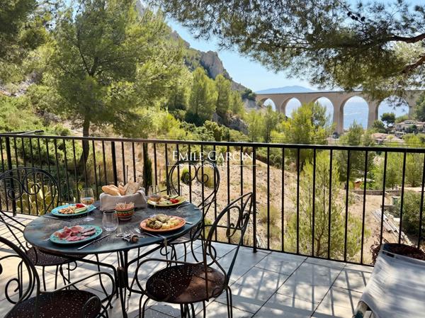 A vendre - Ancien cabanon sur la Côte Bleue avec vue exceptionnelle - Calanque authentique
