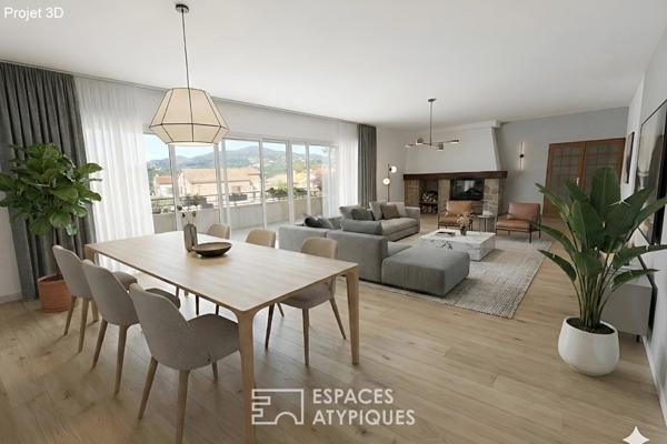 Appartement avec toit terrasse à réinventer