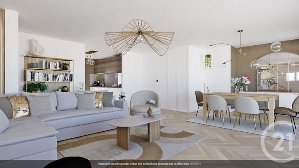 Appartement T4 à vendre  4 pièces - 99,24 m2 VANNES - 56