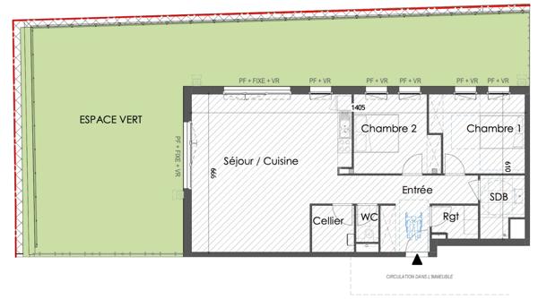 À VENDRE - WIMILLE - À 2 PAS DE LA PLAGE - APPARTEMENT REZ-DE-CHAUSSÉE - 87 M2 - 3 PIECES - ASCENSEUR