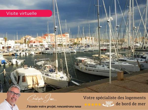 Appartement T2 avec parking vue imprenable sur le Port
