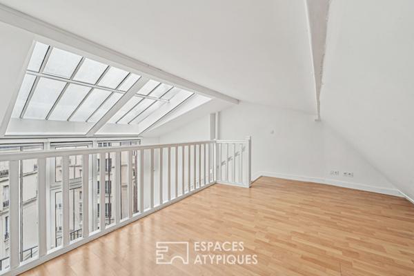 Atelier d’artiste traversant en dernier étage avec balcon – Jasmin Auteuil