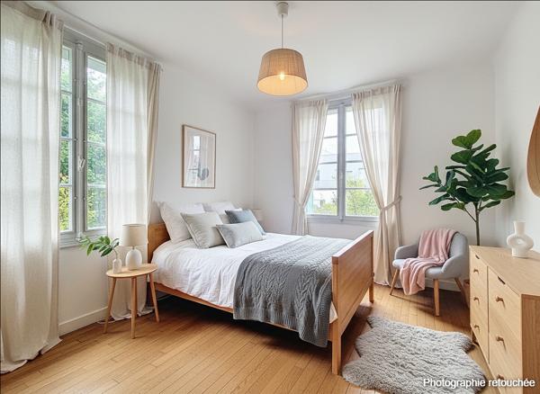 TOURS NORD - MONTCONSEIL - Maison à rénover 5 pièces 89 m² avec 4 chambres, jardin et garage