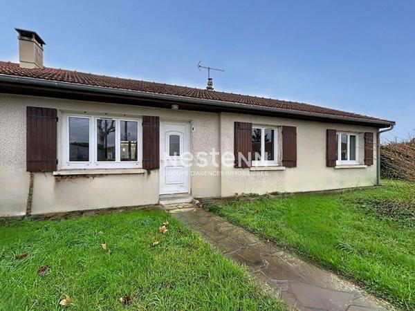 Maison Dreux 4 pièces, 3 chambres proche commerces et écoles, jardin cave, garage, véranda -86,08 m2 - 210 500€