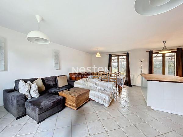 Maison Dreux 4 pièces, 3 chambres proche commerces et écoles, jardin cave, garage, véranda -86,08 m2 - 210 500€