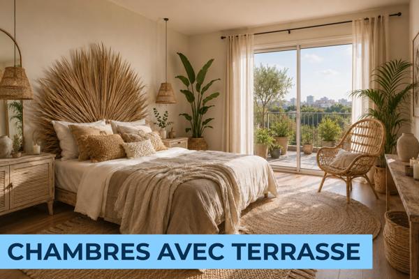 Duplex 5 pièces, 4 terrasses, esprit village et esprit maison — Paris 18e