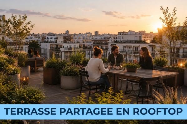 Duplex 5 pièces, 4 terrasses, esprit village et esprit maison — Paris 18e